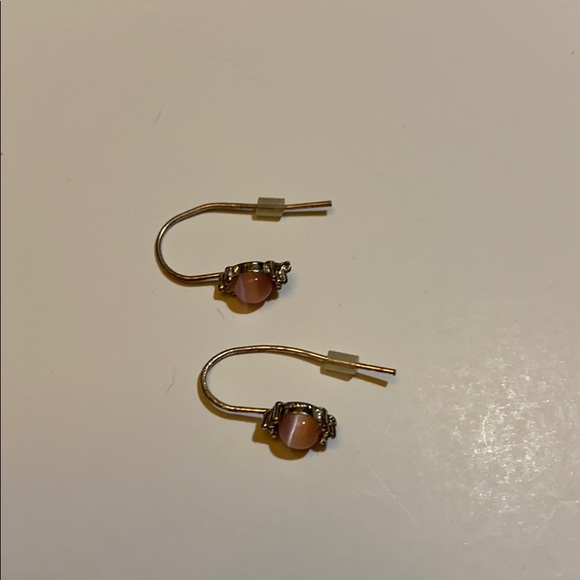 pink earrings